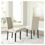 Kimonte Beige/Dark Brown Dining Chair, Set of 2 - Dining Height Retail:$149.99