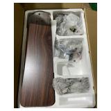 Hunter 52" Studio Series Antique Brass Ceiling Fan with Light Kit and Pull Chain Retail $169.99