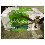 Hunter 52" Studio Series Antique Brass Ceiling Fan with Light Kit and Pull Chain Retail $169.99