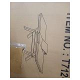 Raven Wood Cross-Buck Base Dining Table with Butterfly Leaf 2boxes