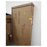 Raven Wood Cross-Buck Base Dining Table with Butterfly Leaf 2boxes