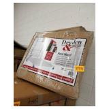 Dryden Art and Canvas Keeper Mobile Storage Cart, Large Mobile Floor Model with Casters/Handle 33x25.5x30.5" White