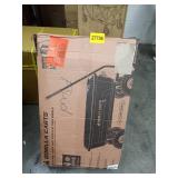 gorilla carts 4cuft dump cart with flat free wheels