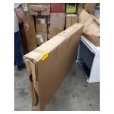 white and gold round chair