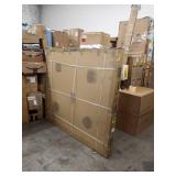 JOOLA Conversion Table Tennis Top with Metal Apron, Foam Backing, and Ping Pong Net Set, Regulation Size 9x5 ft, Blue, 1ct Clip On Net Set