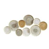 Madison Park Legion Metal Plates Wall Decor, 24.02" L x 47.24" W