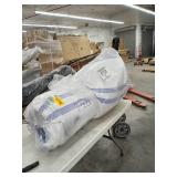 white and blue mattress full queen