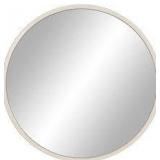 habitat decor round white mirror not broken