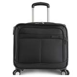 Perry Ellis 8-Wheel Spinner Mobile Office, Black, One Size