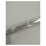 Zenna Home Permanent-Mount Adjustable Shower Rod, 44"-72", Chrome