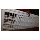 IRIS USA 4-Panel Pet Playpen with Door, Size 35.25"L x 35.25"W x 24"H CI-604, White