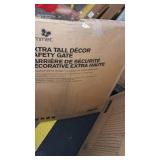 Summer Extra Tall Decor Safety Baby Gate, Gray 36 Tall, Fits Openings of 28 to 38.25 Wide, 20 Wide Door Opening, Baby and Pet Gate