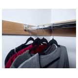 Design House 206060 Adjustable Closet Rod, 72-120", Polished Chrome