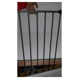 Mid WestÂ® Graphite Glow in the Dark Steel Pet Gate 29 Inch