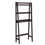 VASAGLE Toilet Storage Rack, Adjustable Bottom Bar, Brown