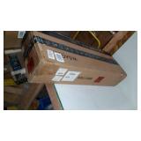 VASAGLE Toilet Storage Rack, Adjustable Bottom Bar, Brown