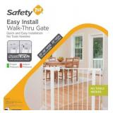 Safety 1st - Easy Install Walk-Through Gate - White