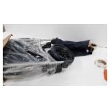 Rio Gear Deluxe Wonder Wheeler Folding Utility and Beach Cart, Navy