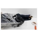 Rio Gear Deluxe Wonder Wheeler Folding Utility and Beach Cart, Navy