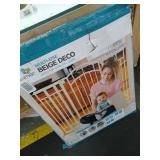 Summer Multi-Use Deco Extra Tall Walk-Thru Gate, Beige (28.5 - 48 Inch)