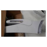 Whitmor Non Slip Door Shoe Rack-36 Fold Up, Nonslip Bars, 36-PAIR, White