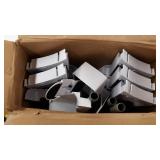 Whitmor Non Slip Door Shoe Rack-36 Fold Up, Nonslip Bars, 36-PAIR, White