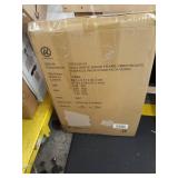 U Brands Linen Bulletin Board, 30" x 20", Natural Linen, White MDF Decor Frame, 2074U