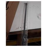 KenneyÂ® Chelsea 5/8" Standard Decorative Window Curtain Rod, 28-48", Black