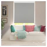 ShadesU %100 Blackout Window Roller Blinds and Window Shades for Room Darkening UV Protected Thermal Insulated Fabric, (Maximum Height 80") (White Color) (34" Wide)