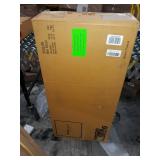 Americana White & Distressed Oak bar Stool, 24", by Home Styles