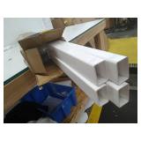 Zippity Outdoor Products ZP19037 No Dig Baskenridge Semi-Permanent Vinyl Fence, White (36in H x 42in W)- 2 pack