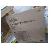 Toddleroo by North States 50" Wide Extra Wide Wire Mesh Baby Gate: Installs in Extra Wide Opening in Seconds Without damaging Wall. Pressure Mount. Fits 29.5"-50" Wide (32" Tall, Sustainable Hardwood)