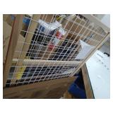 Toddleroo by North States 50" Wide Extra Wide Wire Mesh Baby Gate: Installs in Extra Wide Opening in Seconds Without damaging Wall. Pressure Mount. Fits 29.5"-50" Wide (32" Tall, Sustainable Hardwood)