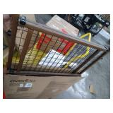 Position & Lock Tall & Wide Baby Gate, Pressure-Mounted, Farmhouse Collection