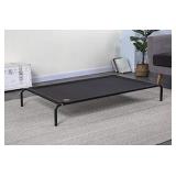 Go Pet Club PC-50 Elevated Cooling Pet Cot Bed, 55 x 32 x 8, Black