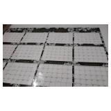 Blue Sky 2022 Laminated Erasable Wall Calendar, January 2022 - December 2022, Double Sided, 36" x 24", Baccara Dark (116053-22)