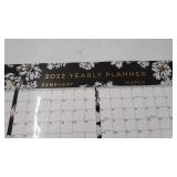 Blue Sky 2022 Laminated Erasable Wall Calendar, January 2022 - December 2022, Double Sided, 36" x 24", Baccara Dark (116053-22)