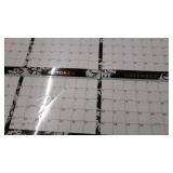 Blue Sky 2022 Laminated Erasable Wall Calendar, January 2022 - December 2022, Double Sided, 36" x 24", Baccara Dark (116053-22)