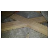 International Concepts 24-Inch Double X Stool, Unfinished