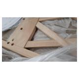 International Concepts 24-Inch Double X Stool, Unfinished