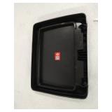 Rubbermaid Premier Series IV Step-On Trash Can for Home and Kitchen, with Stainless Steel Lid, 12.4 Gallon, Charcoal