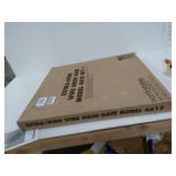 Toddleroo by North States 50" Wide Extra Wide Wire Mesh Baby Gate: Installs in Extra Wide Opening in Seconds Without damaging Wall. Pressure Mount. Fits 29.5"-50" Wide (32" Tall, Sustainable Hardwood)