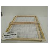 Toddleroo by North States 50" Wide Extra Wide Wire Mesh Baby Gate: Installs in Extra Wide Opening in Seconds Without damaging Wall. Pressure Mount. Fits 29.5"-50" Wide (32" Tall, Sustainable Hardwood)