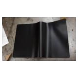 Artistic 24" x 36" Rhinolin II Ultra-Smooth Writing Pad Desk Mat with Antimicrobial Protection, Black