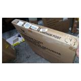 Summer Infant Chatham Post Safety Gate for Doorways & Stairways, with Auto-Close & Hold-Open, Grey Wash & White, 28.5 - 42 Inch