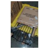 MYPET 38.25" wide Windsor Arch Pet Gate: Heavy duty metal construction with triple lock technology. Dog gate & cat gate. Pressure Mount. Fits 28.25" - 38.25" wide (28.5" tall, Matte Bronze)