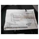 Layla Velvet Swivel Accent Chair By Archiology- Retail:$499.00