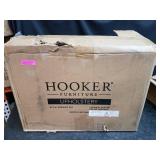 Brown Leather Armless Swivel Tilt Chair- Retail:$1039.99