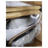 Set of 2 Alani Ashy Grey Adjustable Height Swivel Barstool in Faux Leather- Retail:$166.00