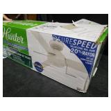 Hunter Presto 52 in. Indoor Matte White Ceiling Fan with Wall Control